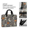 thumbnail image 4 of FORMRS 16" Laptop Bag Carrying Sleeve Case with Handle Travel Shoulder Briefcase, Gray Halloween Skeleton, 4 of 8