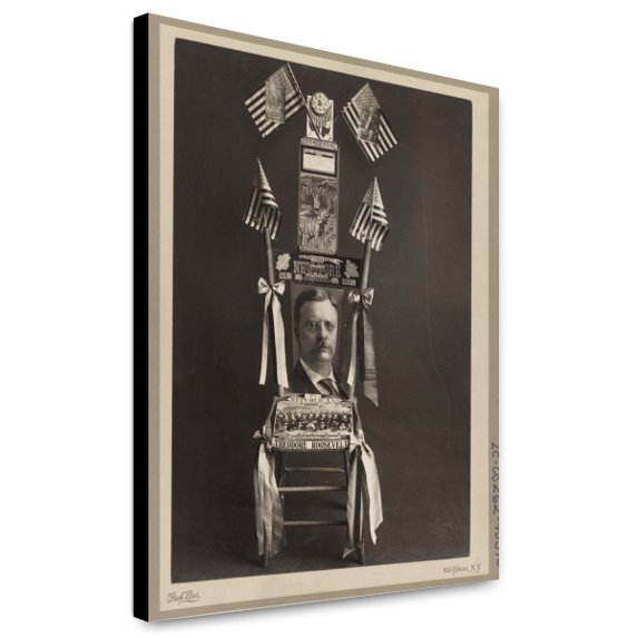 Canvas Print: This Chair Was Occupied By President Roosevelt As Delegate From New