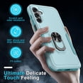 thumbnail image 3 of KOMI Compatible with Samsung Galaxy A16 5G Case with Screen Protector+Camera Lens Protector,Heavy Duty Full Body Phone Cover Built in Ring Holder Kickstand, 2025 Mint Green, 3 of 5