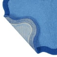 thumbnail image 6 of Mainstays by Becky G. & Alejandra 100% Cotton Scallop Bath Rug, Blue Eyes, 20" x 34", 6 of 11