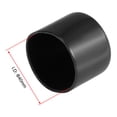 thumbnail image 3 of Uxcell 40mm ID Black Screw Thread Protectors Vinyl End Caps 4 Pack, 3 of 5