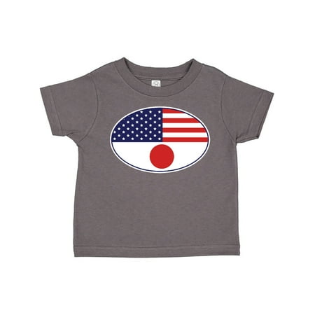 

Inktastic Japanese American Flag Gift Toddler Boy or Toddler Girl T-Shirt