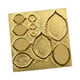 thumbnail image 3 of Plantillas de relieve para modelos de arcilla en miniatura, formas de plantas, troqueles de corte DIY B, 3 of 9