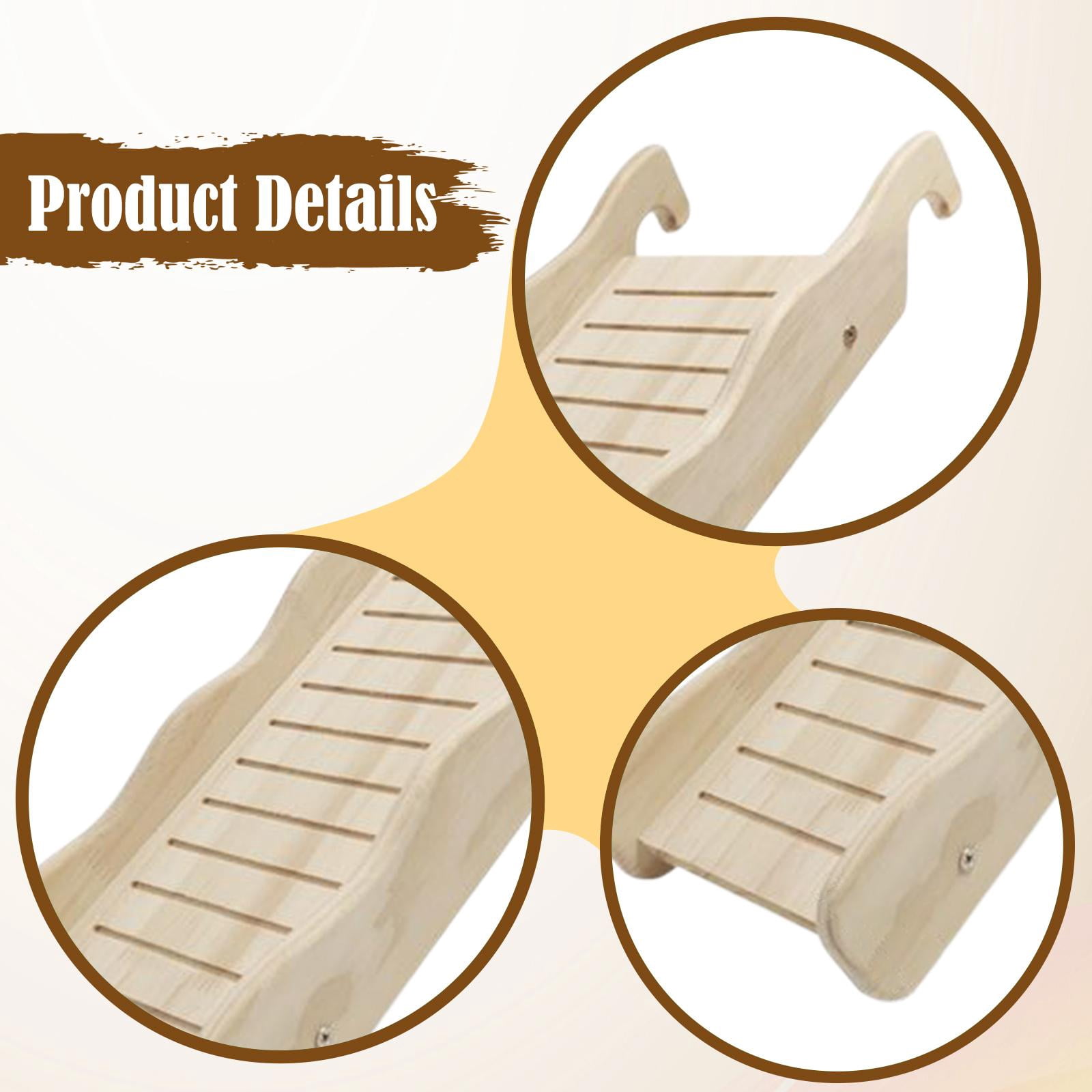Bothyi Rabbit Ramp Hamster Ladder Pet Playground Accessory Climbing Toy for Small Pet