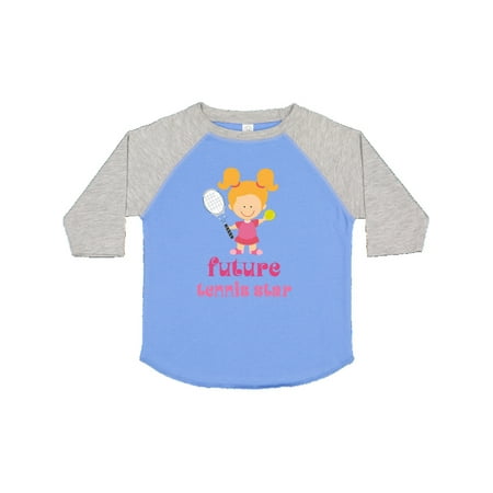

Inktastic Future Tennis Star Girl Gift Toddler Toddler Girl T-Shirt