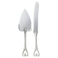 thumbnail image 4 of Silver Heart Wedding Cake Knife Set by Celebrate It™, 4 of 5