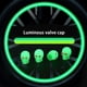 thumbnail image 4 of Nuevo 4 Uds tapas de válvula de neumático de coche fluorescentes universales neumático luminoso, 4 of 5