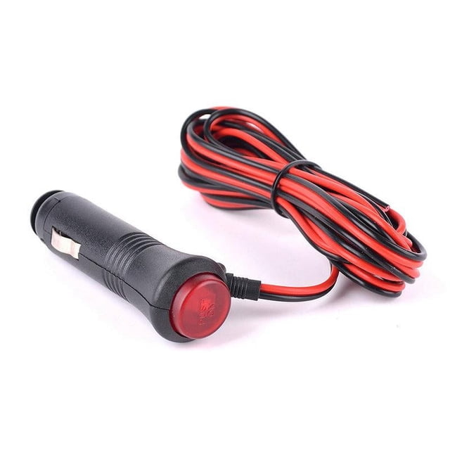 koolsoo 3meter 12V Car Lighter Power Plug Extension Cable Switch with 10A Fuse