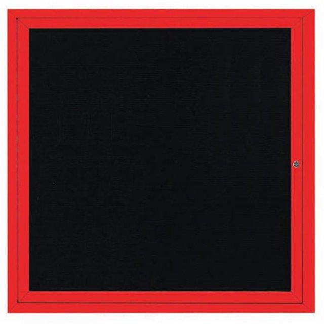 Aarco Products ADC3636IR Illuminated Enclosed Directory Board - Red