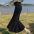 thumbnail image 6 of Ediodpoh Jeans Skirt for Women Summer Short Skirt High Waist Denim Skirt Comfortable for Everyday Womens Skirts Grey M, 6 of 6