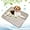 Light Grey, variant on Dog Cooling Mat, Pet Cooling Mats, Summer Cool Pads Pet Mat Outdoor for Dogs & Cats, Machine Washable (Coffe, L: 70×55 cm | 28×22")