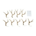 thumbnail image 6 of Rustic Antler Chandelier, 6-Light Resin Deer Horn Hanging Pendant Lamp for Living Room, Bar & Cabin Ceiling, 6 of 13