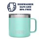 thumbnail image 3 of Taza YETI Rambler de espuma marina de acero inoxidable con aislamiento al vacío de 400 ml, 3 of 7
