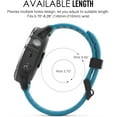 thumbnail image 6 of KOMI Band Compatible with Garmin Fenix 3/Fenix 5X, Soft Silicone Replacement Watch Band fit Garmin Fenix 3/Fenix 3 HR/Fenix 5X/5X Plus/D2 Delta PX/Descent Mk1 Smart Watch - Blue, 6 of 9