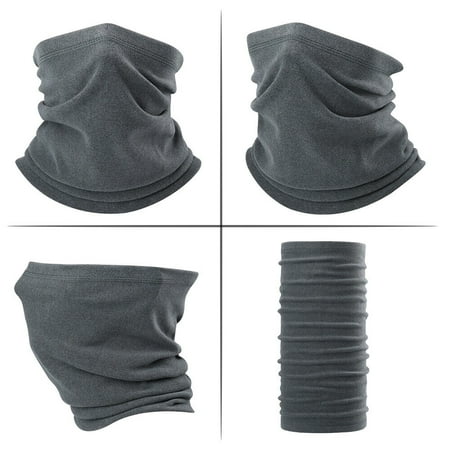 Winter Polar Fleece Warmer Neck Gaiter Windproof Ski Face Mask For Men Women US