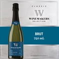 thumbnail image 3 of nemakers Selection Brut White Wine, 750ml, 13% ABV, Shelf-Stable, 3 of 8