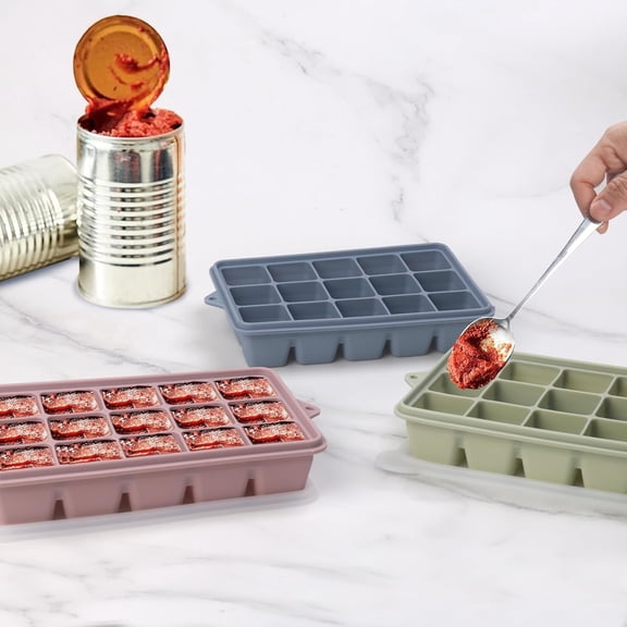 2 Tbsp Silicone Freezer Molds - Multicolor 6 Pack