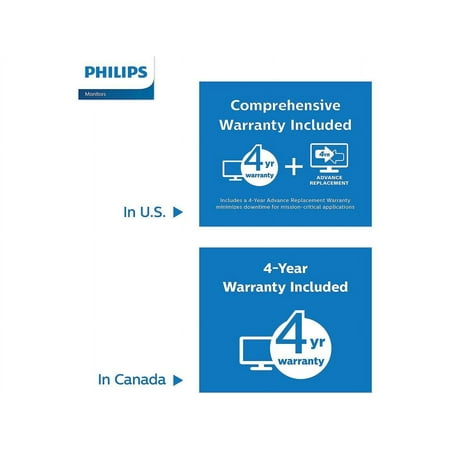 Philips - B-Line 241B8QJEB 24" IPS Widescreen Adaptive Sync Monitor (DisplayPort, VGA, USB, HDMI, DVI) - Black