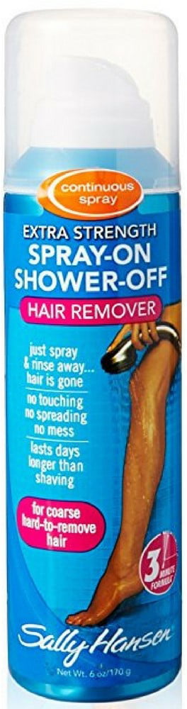 Sally Hansen Spray-On Shower-Off Extra Strength Hair Remover, 6 oz -  