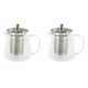 thumbnail image 1 of 2X 5 Buen Borosilicato Tetera de Vidrio con Acero Inoxidable 304 Colador de Infusor Herramienta para Calentar Café, Tetera Juego de Caldera 380ML, 1 of 5