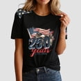 thumbnail image 6 of vigerkar 250th Anniversary USA Shirt Women American Flag T Shirt 4th of July Patriotic Tees America 250 Years Tops (Dark Gray, 5XL), 6 of 6