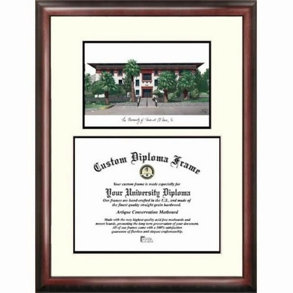 Campusimages TX951LV University of Texas El Paso Legacy Scholar Diploma Frame