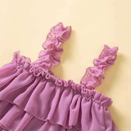 

TOWED22 Toddler Girl Outfits Kid Baby Girls Sleeveless Crop Top T-Shirts + Mini Pencil Skirts A-line Dress Summer Outfits Pink