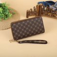 thumbnail image 1 of Cartera de mujer, cartera larga con doble cremallera esmerilada, cartera de mano con degradado de color, cartera para múltiples tarjetas, bolso de mujer, 1 of 6