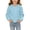 Light Blue, variant on Zorckvet Girls' Fleece V-Neck Sweatshirts and Hoodies for Little Kids