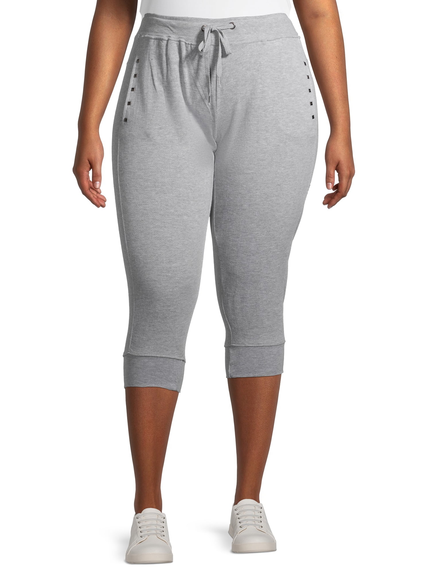 plus size capri joggers