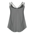 thumbnail image 6 of Timegard Tank Tops for Women Scoop Neck Eyelet Sleeveless Dressy Casual Loose Shirt Top Camis Beach Wear, 6 of 7