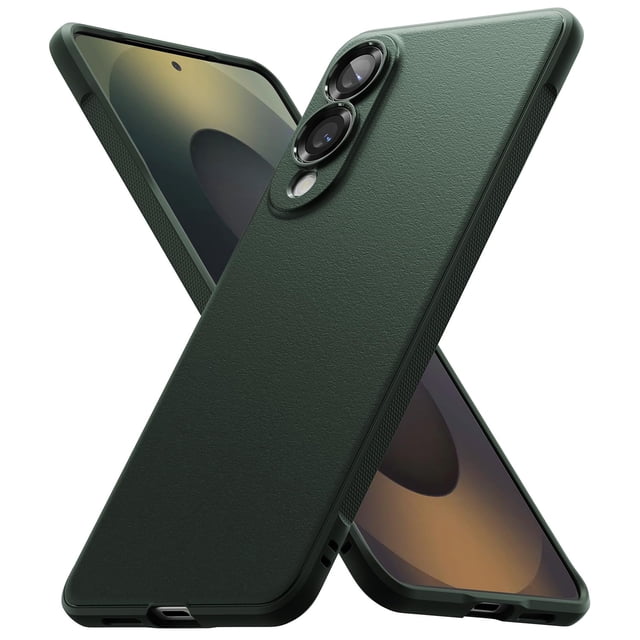 Funda Ringke Onyx para Samsung Galaxy S25 Edge, verde oscuro