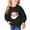Black, variant on ZACPNCV Toddler Girl Boy Sweatshirt Long Sleeve Winter Christmas Letter Print Sweatshirt Winter Clothes Xmas Gifts Black 4-5 Years