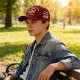thumbnail image 4 of 250th Anniversary USA Hat-250th Anniversary Baseball Cap–1776–2026 Patriotic Baseball Cap Adjustable Leisure Sunshade Baseball Cap,An Easter Gift for Patriotic Enthusiasts, 4 of 5