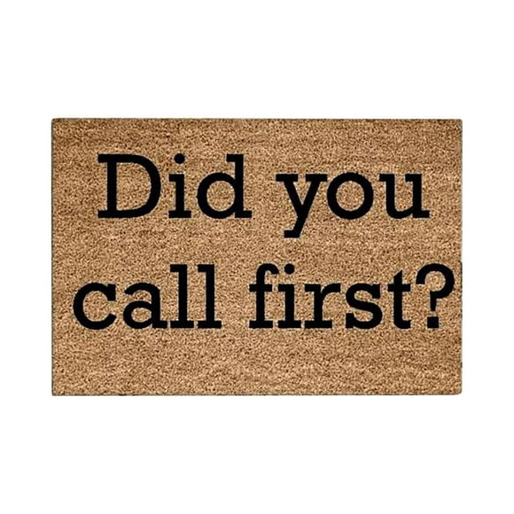 Area Rug Door Mats Did You Call First Doormat | New Home Gift | Housewarming Gift | Wedding Gift | Door Mat | Custom Doormat | Personalized Gift