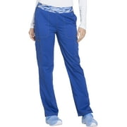 Dickies Essence Medical Scrubs Pant for Women Mid Rise Tapered Leg Pull-on DK140, XS, Galaxy Blue