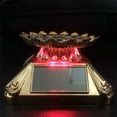thumbnail image 3 of Guardoinrt Solar Showcase LED Light Shape Box Ring Box Exquisite Automatic Rotating Jewelry Turntable Presentation Tool Watches type+4, 3 of 6