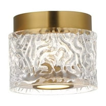 E11089-124NAB-ET2 Lighting-Elysian - 10W 1 LED Flush Mount-4.5 Inches Tall and 5.5 Inches Wide