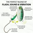 thumbnail image 2 of Panther Martin PMHSH_6_TGW Single Hooks Teardrop Spinners Fishing Lure - Tiger Green/White - 6 (1/4 oz), 2 of 3