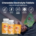 thumbnail image 4 of SaltStick Electrolitos masticables - 120 tabletas de electrolitos de color naranja - Just Chew It, electrolitos masticables para hidratación, tabletas de sal para corredores - 120 unidades de color na, 4 of 5