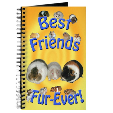 CafePress - Best Friends Fur Ever - Spiral Bound Journal Notebook, Personal Diary Dot (Best Friends Fur Ever Reviews)