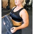 thumbnail image 3 of ENELL Women's Full Coverage High Impact Sports Bra (100) (US Numeric 2 Regular Regular Black), 3 of 4