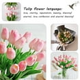 thumbnail image 4 of Tulipán artificial (rosa claro) Ofspeizc HMHZ1407-1, 4 of 7
