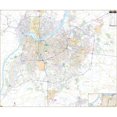 thumbnail image 1 of UniversalMap 25158 Louisville KY Wall Map, 1 of 1