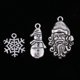 thumbnail image 4 of Adornos navideños Zulema 20 piezas Colgantes de nieve Papá Noel cascabeles, 4 of 8