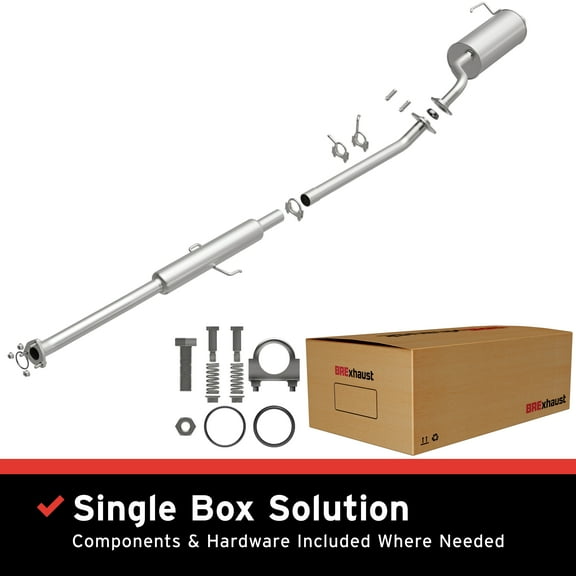 BRExhaust OE Replacement Exhaust System Kit 106-0722: Compatible with 2002-2006 Honda CR-V 2.4L