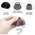 thumbnail image 2 of 8 Pcs Pasture Iron Bell Farm Animal Bell Retro Iron Bell Pendants Metal Pet Bells Buzzer Call Bells For Cattle Cow Horse Sheep Banmo, 2 of 5