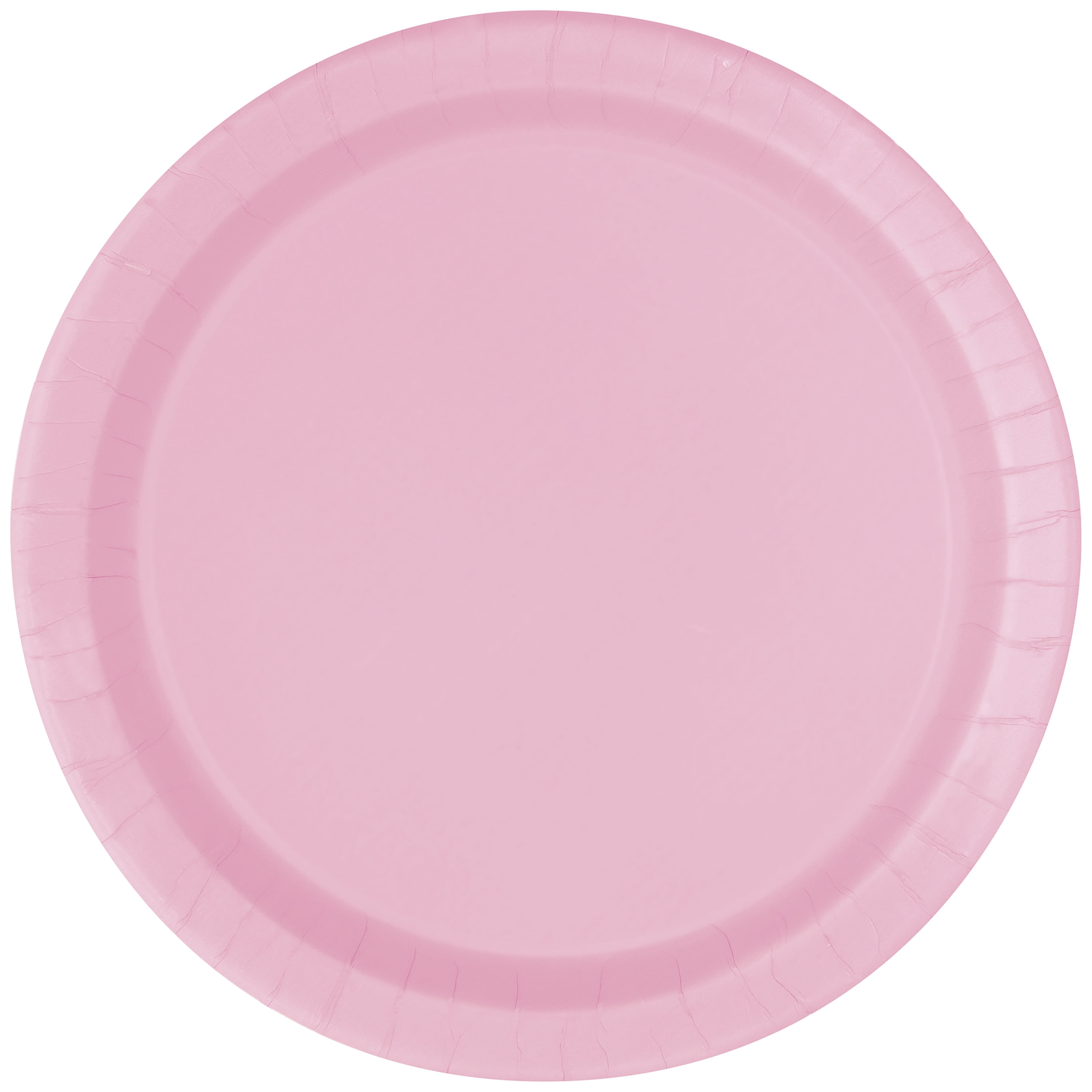24CT 7IN Light Pink Dessert Paper Plates by Way To Celebrate