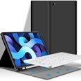 thumbnail image 1 of Timoom IPad 10.2" Keyboard Case iPad 8th Generation (2020) / iPad 7th Generation (2019) 10.2" Inch Keyboard Case with Pencil Holder Soft TPU Back Cover, Wireless Bluetooth Keyboard 10.2" inch case, 1 of 8