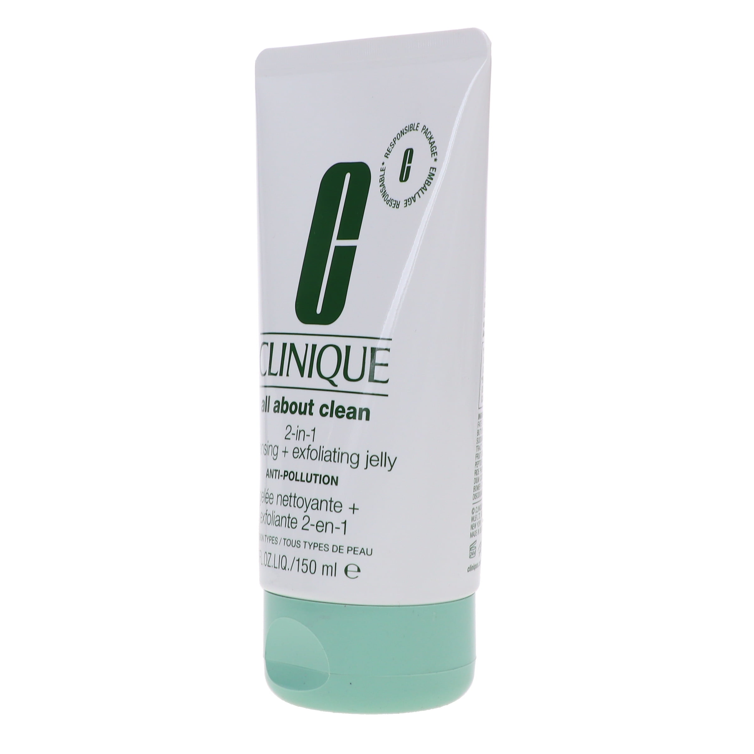 Clinique All About Clean 2-In-1 Cleansing Plus Exfoliating Jelly , 5 oz Cleanser